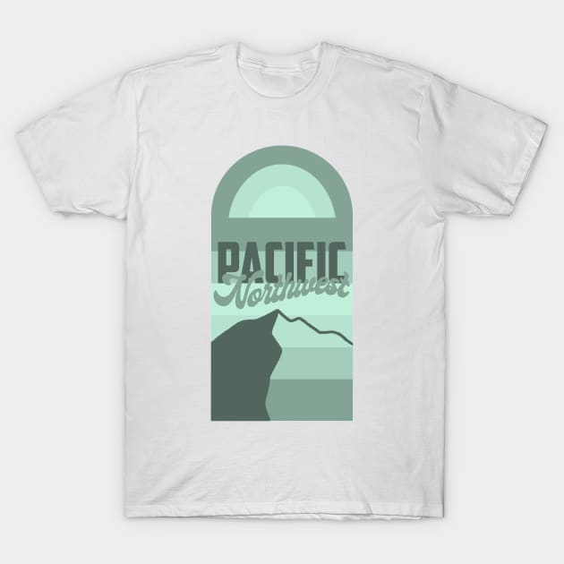 Pacific Northwest T-Shirt by Rosemogo